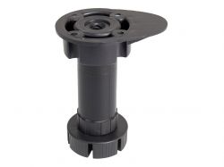  Опора регулируемая для кухонного стола Volpato 10\04 Н=80 черный